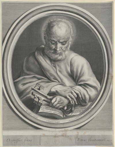 Heilige apostel Petrus door Artist Unknown