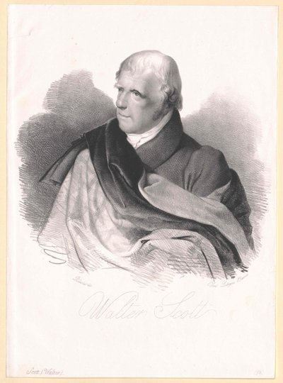 Sir Walter Scott door Artist Unknown