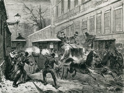Spanje (1870). Moord op generaal Prim (Madrid, 27 december) door Artist Unknown