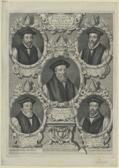 Thomas Cranmer door Artist Unknown