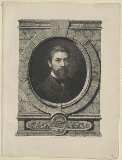 Viktor Aleksiyevich Bobrow (prent) door Artist Unknown