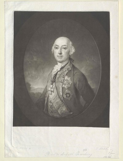 Victor Amadeus prins Anhalt-Bernburg-Schaumburg-Hoym door Artist Unknown