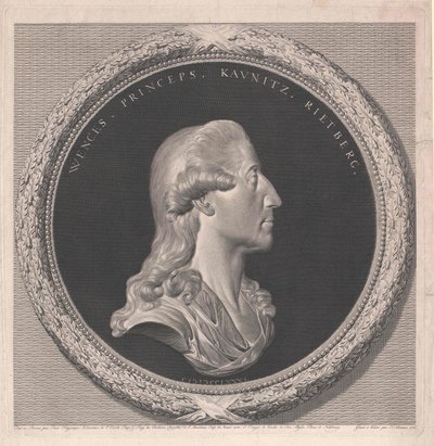 Wenzel Anton Count of Kaunitz-Rietberg door Artist Unknown
