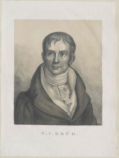 Wilhelm Traugott Krug door Artist Unknown