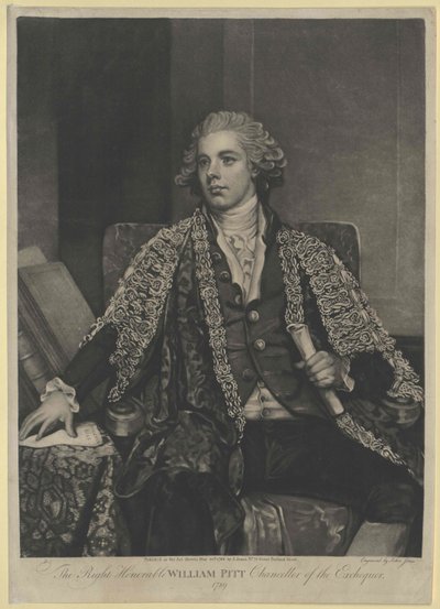 William Pitt door Artist Unknown