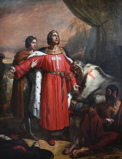 Frans: Saint Louis visiterant les pestiférés door Ary Scheffer