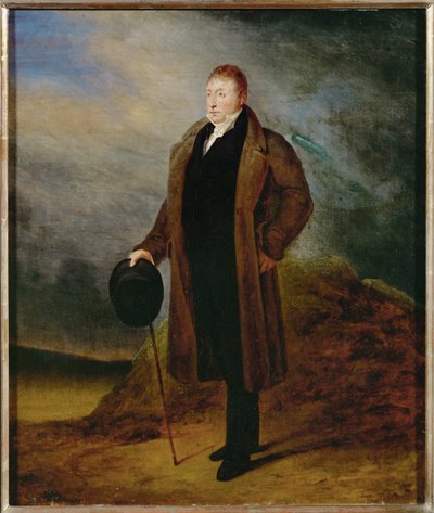Generaal Marie Paul markies de Lafayette ... (schilderij op doek) door Ary Scheffer