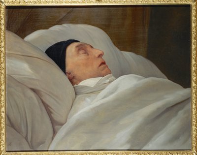 Generaal Marie Paul markies de Lafayette ... (schilderij op doek) door Ary Scheffer