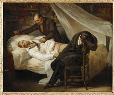 De dood van Gericault ... door Ary Scheffer