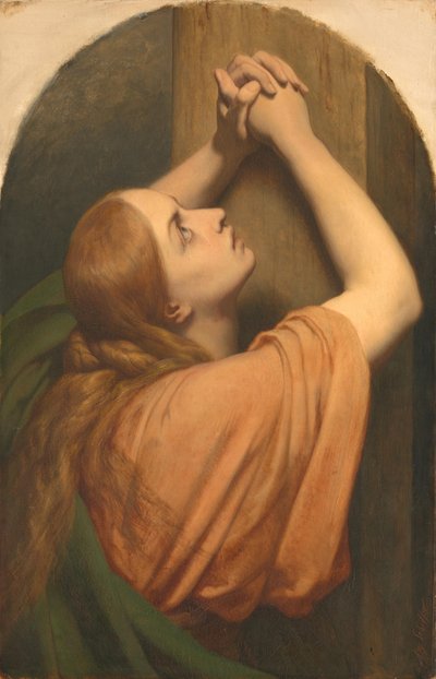 Maria Magdalena aan de voet van het kruis door Ary Scheffer