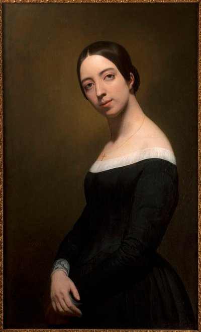 Portret van de zangeres en componiste Pauline Viardot 1821-1910 door Ary Scheffer