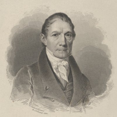 Eerwaarde Willam Paulding, burgemeester van de stad New York door Asher Brown Durand