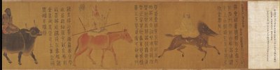 De vijf planeten en achtentwintig sterrenbeelden door Attributed to Zhang Sengyao