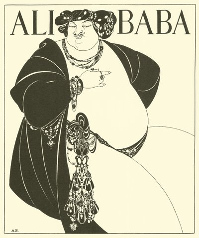 Ali Baba door Aubrey (after) Beardsley