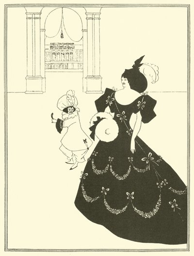 Komedieballet van marionetten door Aubrey Beardsley