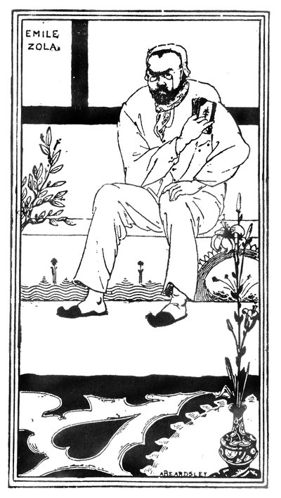 Emile Zola, 1893 door Aubrey Beardsley