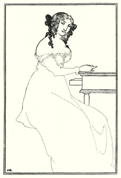 Frontispice door Aubrey Beardsley