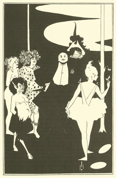 Frontispice, Toneelstukken van John Davidson, 1893 door Aubrey Beardsley