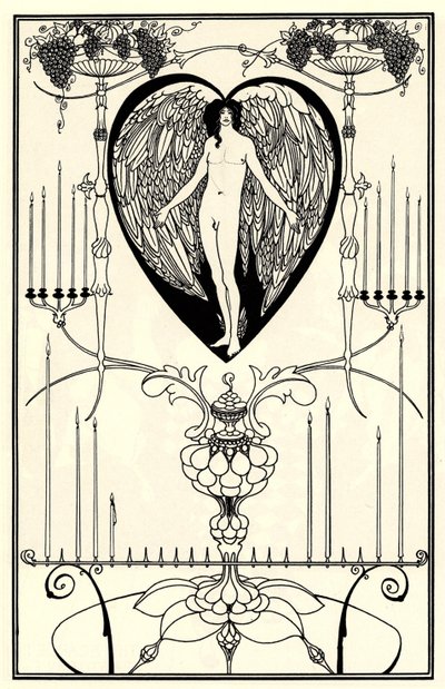 Illustratie voor The Mirror of Love door Marc-André Raffalovich, 1895 door Aubrey Beardsley