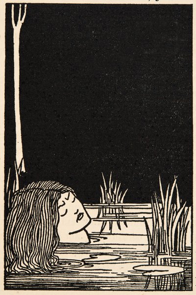 Dame van het meer door Aubrey Beardsley