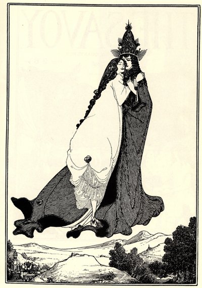 De Hemelvaart van Sint Rosa van Lima door Aubrey Beardsley