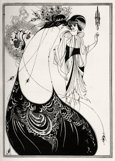 De Pauwenrok door Aubrey Beardsley