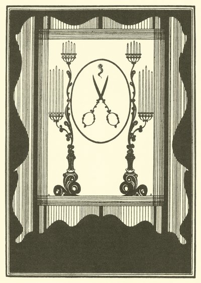 De roof van de lok door Aubrey Beardsley