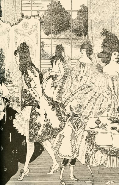 De Roof van de Lok, 1896, 1928 door Aubrey Beardsley
