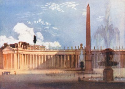 Rome: Piazza van S. Pieter door Aubrey Waterfield