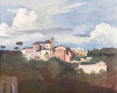Rome: SS Giovanni e Paolo vanaf de Palatijn door Aubrey Waterfield