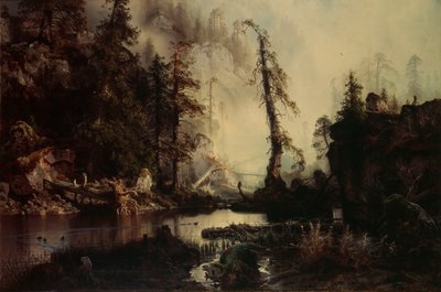 Zwart meer door August Cappelen