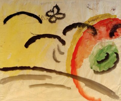 Abstract patroon IV, ontwerp voor borduurwerk door August Macke