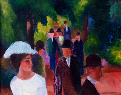 Promenade door August Macke