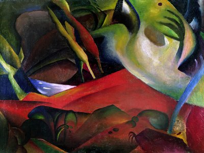 De storm, 1911 door August Macke
