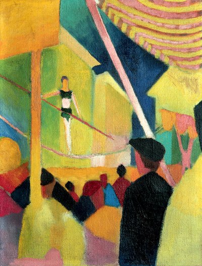 Koorddanser, ca. 1913 door August Macke