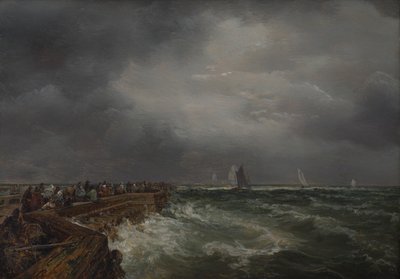 Havenstuk door August Piepenhagen