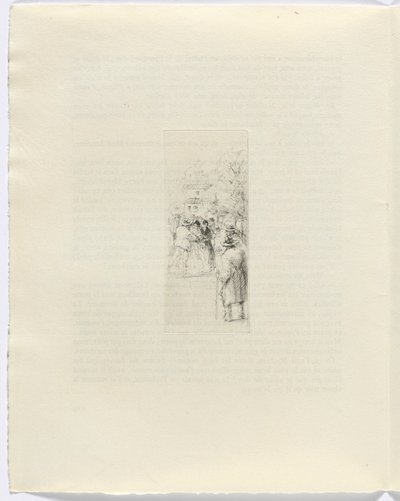 Frédéric Mistral: Mémoires et Recits van Frédéric Mistral: figuren op straat (pagina 130) door Auguste Brouet