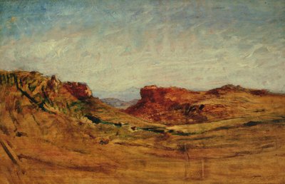 Landschap door Auguste Francois Ravier