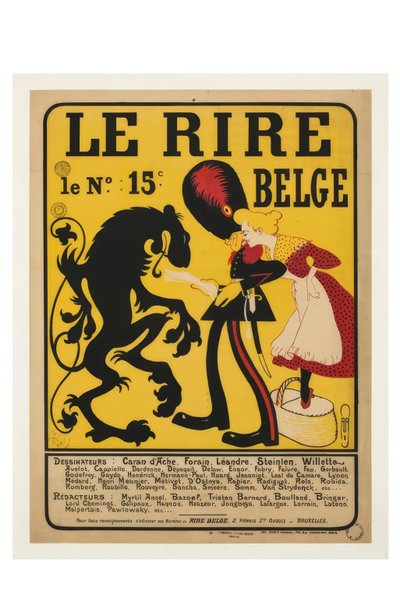 De Belgische humor door Auguste Jean Baptiste Roubille