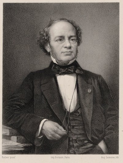 Portret van de componist Jacques Fromental Halévy 1799-1862 door Auguste Lemoine