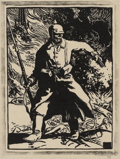 De Pruisische soldaat door Auguste Lepere