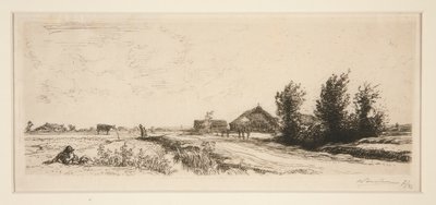 Le petit gardeur de vaches door Auguste Lepere