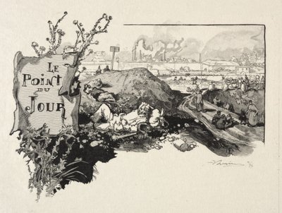 Le Point du Jour door Auguste Louis Lepère