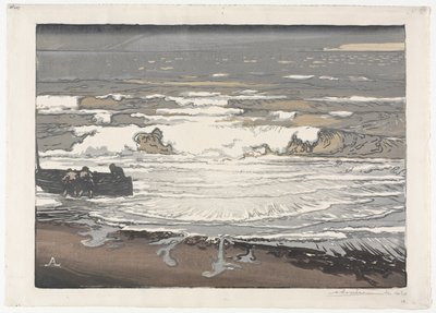 De Brekende Golven, Getij van september 1901 door Auguste Louis Lepère