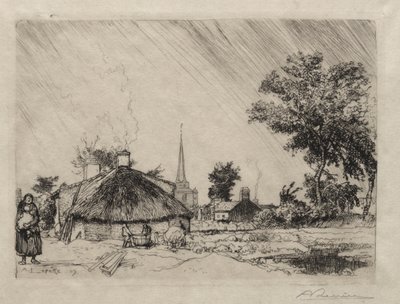 De bui: St. Jean-de-Monte door Auguste Louis Lepère