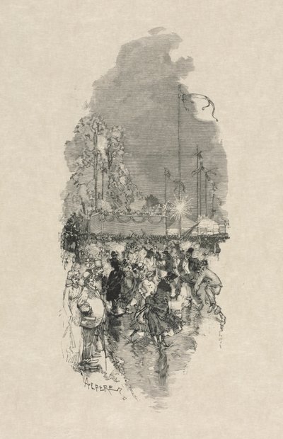 Festival door Auguste Louis Lepère