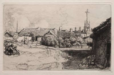 De Calvarieberg, St. Jean-de-Mont door Auguste Louis Lepère