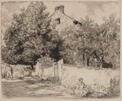 Het huis van Madame B. door Auguste Louis Lepère