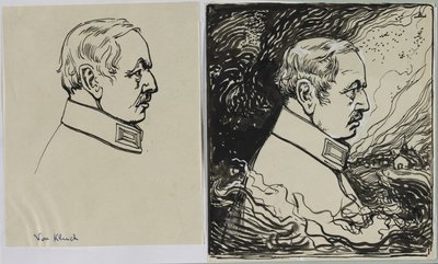 Von Kluck, 1914 door Auguste Louis Lepère