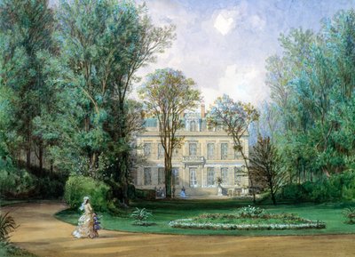 Het Hotel Rainbeaux, Avenue des Champs Elysees en 57 Rue de Ponthieu, Parijs, 1868 door Auguste Paul Charles Anastasi
